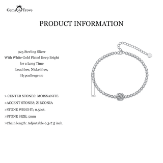 Eternal Sparkle Moissanite Bracelet