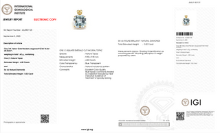 Emerald-Cut Topaz Luxe Pendant