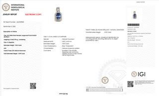 Oval Sapphire Halo Pendant