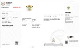 Verona Lumière Emerald Ring