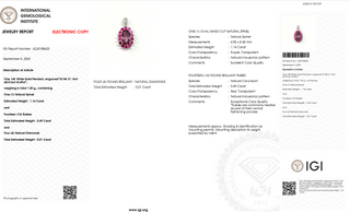 Pink Spinel oval Halo Pendant