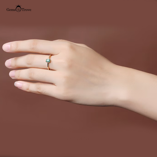 Bezel Emerald Cut Engagement Ring