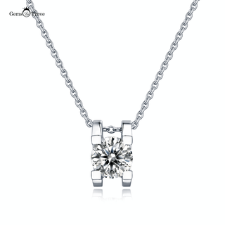 Four Claw Moissanite Necklace