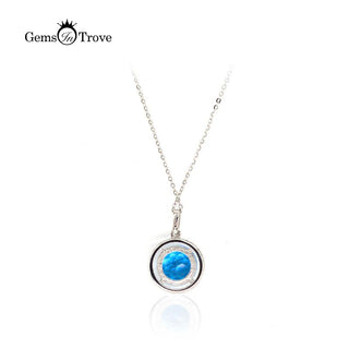 Topaz Silver Pendant