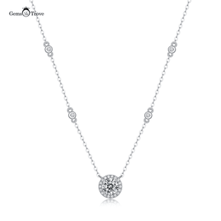 Diana Circle Moissanite Pendant