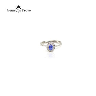 Sapphire Silver Ring