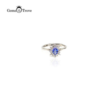 Sapphire Silver Ring