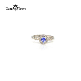 Sapphire Silver Ring