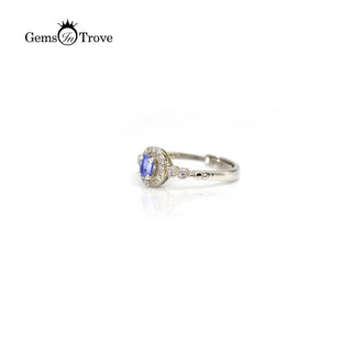 Sapphire Silver Ring