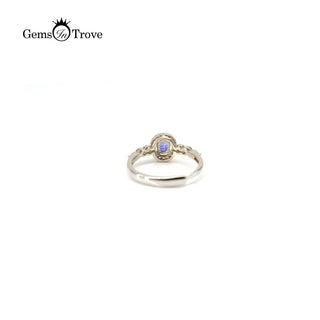 Sapphire Silver Ring