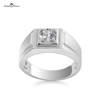 Moissanite Hightower Ring - Sterling Silver