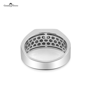 Moissanite Hightower Ring - Sterling Silver