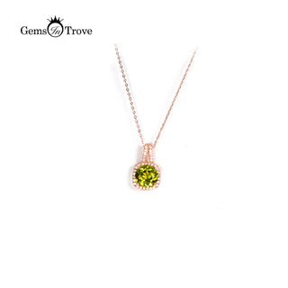 Peridot Silver Pendant