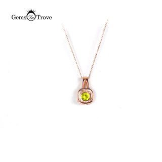 Peridot Silver Pendant