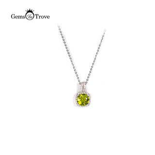 Peridot Silver Pendant