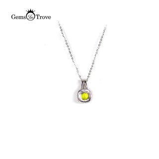 Peridot Silver Pendant