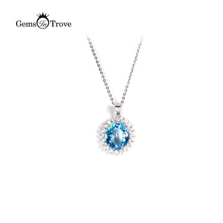 Topaz Silver Pendant