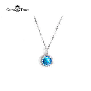 Topaz Silver Pendant